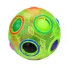 Rainbow Ball 3D Puzzle Magic Cube Glow Fidget Toy Anti Stress Educatief Games voor kinderen Kinderen Volwassenen (lichtgevend groen)