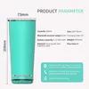 Bluetooth 스피커 텀블러 500ml 18oz 뮤직 컵 스마트 무선 음료 관리 스테인레스 스틸 물병 와인 텀블러 커피 머그 선물 선물 YL0300