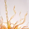 Hangende lampen 32 bij 20 inch American gebrandschilderd glas kroonluchters