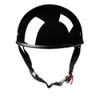 Nouveau casque de moto demi-visage casque vintage rétro cascos para moto Scooter chapeau chaud Chopper casque Q0630