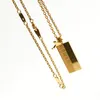 Fashion Street Halsband Whistling Piano Pendant Halsband för mankvinnans smycken 6 Färg med Box201T