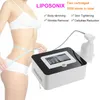 Liposonix CE Portable Slim Body Skönhetsutrustning Ingen injektionsbehandling Liposunix Machine med 2 patroner 0.8cm1.3cm Gratis försändelse