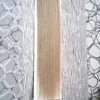 100個ブラジルのvirgin100gレミーマイクロビーズのナノリングのヘアエクステンションは人間の髪をまっすぐにリンクします9色ブロンドヨーロッパH1371162
