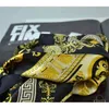 Famous Style 100 Silk Scarves of Woman Men Solid Color Gold Black Neck Print Soft Shawl Women Silk Scarf Square5440806