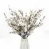 Rose Soie Gypsophile Fleurs Artificielles Petits Bouquets 5 Fourchettes 30 CM Salon Décoration Faux Plantes Vase pour La Maison De Mariage