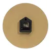 30cm / 12 "サイレント非刻みの木製の壁掛けの電池式装飾的なクォーツ時計リビングルームの寝室の家の素朴な装飾210724