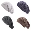 Bonnet/Crâne Casquettes Unisexe Adulte Casual Tricoté Skullies Cap Oreille Garder Au Chaud Chapeaux Hiver En Plein Air Crochet Tricot Couple Bonnets Chapeaux Delm22