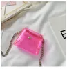 Fille Mini sacs à main et sacs à main 2021 été PVC Transparent gelée sacs à bandoulière pour bébé filles clair sac pochette sac à main cadeau