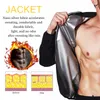 Heren Body Shapers Sauna Shirt Taille Trainer Shaper Gym Kleding Afslanken Vest voor Gewichtsverlies Corset Fitness Mens Sweat Suit Shapewear