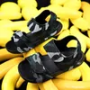 open toe sandals baby toddler super soft shoes big boys and girls shoes non-slip soft bottom children sandals 210713