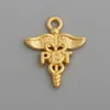 Online Wholesale Fashion Alloy PBT Medical Symbol Phlebotomy Tec Charms 19*23mm 50pcs AAC824