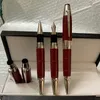 Luxury Limited Edition St Exupery signature Fountain Pens With Series Number Stationery Office Business Fashion Red Blue Black Wr247J