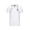 Wersja drużynowa męskiej Thirt Wersja F1 Formuła pierwsza wyścigowa koszulka z krótkim rękawem koszulka polo lapel Lapel Lewis Hamilton Working Tshirt162N