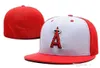 Prêt Stock nouvel été anges une lettre casquettes de Baseball gorras os hommes femmes décontracté Sport de plein air ajusté Hats9726285