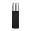 30ML 40ML 50ML 60ML 80ML 100ML Empty Glass Mist Spray Bottle Matte Black Cosmetic Refillable Emulsion Lotion Pump Bottle 15pcs