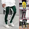 Harem byxor Ny märke Mens Slim Fit Loose Side Striped Casual Pants Byxor Tracksuit Sweatpants x0723