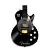 Guitare acoustique Art Instrument Accueil Intérieur Décor Disque Vinyle Horloge Murale Rock n Roll Cadeau Musical 210310