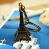 Paris Retro Mini Eiffel Tower Tower Model Cute KeyChain Keyring Keyfob Любовь Подарок Fa Винтажный стиль G1019