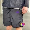 Casual Broderie Shorts Hommes Femmes Haute Qualité Nylon Violet Aiguilles Piste Culotte Ventilation Imperméable