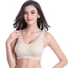 3pcs / mycket sömlösa bh med pads plus storlek Bras för kvinnor Aktiv BRA Trådlös Brassiere Tryck upp Stor Storlek Vest Wireless BH 5XL 210728