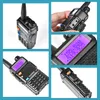 BaoFeng UV 5R Talkie-walkie Radio bidirectionnelle Real 8W 10KM 128CH Dual Band VHF 136-174MHz UHF 400-520MHz Amateur Ham Portable Walkie-Talkie