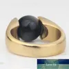 Exquisite Round Multicolor Stone Gold-Color Stainless Steel Ring for Women Trendy Engagement Wedding Jewelry CG1296 Factory price expert design Quality Latest