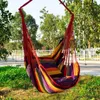 Loisirs de plein air balançoire chaise intérieure chaise à bascule hamac balançoire siège voyage Camping hamac jardin accrocher Swinging8972076