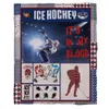 Hockey Blankets Lacrosse Fans Throw Sofa Bedding Blanket Expert Design Quality Latest Style Original Status