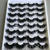 False Eyelashes Rainsin Lashes Wholesale Fluffy Mink Hair Pack 25mm Wispy Bulk With Packaging Messy Set