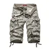 Summbane Hotte Mens Cargo Shorts Мода Камуфляж Мужской Мульти-Карманный Повседневная Камоль на открытом воздухе Толлинг Homme Короткие штаны 210716