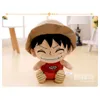 1pc 30cm 45cm Cartoon One Piece Monkey d Luffy Plush Doll Stuffed Toy Kids Girl Boy Infant Creative Festival Gift Q0727