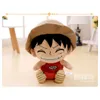 1pc 30cm 45cm Cartoon One Piece Monkey D Luffy Plush Doll Fylld Toy Kids Girl Boy Spädbarn Creative Festival Gift Q0727