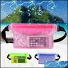 Outdoors Pool & Aessories Waist Pack Swimming Drifting Diving Bag Waterproof Underwater Dry Shoder Pocket Pouch For Water Sports Drop Delive