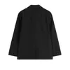 Frühling Herbst Jacke Mode Einfarbig Revers Weibliche Blazer Frauen Elegante Vintage Casual Lose Temperament Mantel Tops 210529
