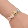 Chaîne à maillons pour femmes, vente en gros, Bracelet large, réflexions de qualité, 3 couleurs de largeur, ceinture de montre, cadeau avec Logo Trum22, vente en gros, 2022