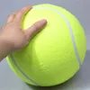 Pet Bite Toy 24 cm Giant Tennisbal voor Honden Kauwstuk Speelgoed Opblaasbare Handtekening Mega Jumbo Benodigdheden D2.5 211111