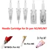 Cartuccia ad ago 1/3/5/7/9/12/36/42 pin per MYM DermaPen Auto Microneedling Electric Dr Pen Tips