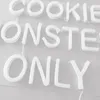 "COOKIE MONSTERS ONLY" word sign Other colors can be customized Wedding decorations wall decoration led neon light 12V Super Bright