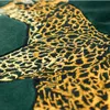 Dunxdeco kuddehölje Dekorativ kuddeväska Vintage Velvet Animal Collection Golden Leopard Embroderi Soffa Bedding Coussin 210315