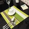 PVC Placemat Insulated Table Mats placemats Protect Anti-slip plate Bowl Protection pads Coaster Dining Supplies Party Decor