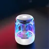 Lumière LED colorée C7 Haut-parleurs Bluetooth sans fil Stéréo TWS Subwoofer mini boîte de son haut-parleur portable Support TF Card Mic radio