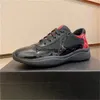 Men America's Cup XL Leather Sneakers عالية الجودة براءة اختراع مدربين مسطحين أسود شبكي من الدانتيل أحذية عارضة عداء في الهواء الطلق