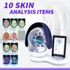 Análise de rugas da pele Facial 3D Dermatoscope Skin Analyzer Visia Análise da Pele para salão de beleza