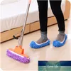 1 Pair Floor Dust Cleaning Slippers Shoes Lazy Mopping Shoes Home Floor Cleaning Micro Fiber Cleaning Shoes