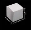 50 sztuk 5x5x5 / 6x6x6 / 7x7x7 / 8x8x8 / 9x9x9 / 10x10x10cm biały / czarny / Kraft Papier Kwadratowy Box DIY Handmade Soap Box Cardboard Paper Gift 672 K2