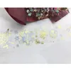 Hediye sarması mutlu tatiller altın folyo washi kasetler dergi maskeleme bandı yapıştırıcı diy scrapbooking çıkartmaları