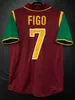 قمصان رونالدو الرجعية لكرة القدم 1998 1999 2010 2012 2002 2004 RUI COSTA FIGO NANI قمصان كرة القدم الكلاسيكية Camisetas de futbol البرتغال Vintage