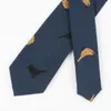 Bow Ties 6cm Cartoon Cotton Slips för herrskjorta mager cravat slipsar handgjorda halsmän kravat homme donn22