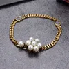 Bracelets à breloques simples avec lettres de perles, avec boîte dorée, bijoux élégants et tendance, de styliste créatif, pour fête de mariage