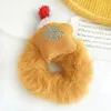 Mignon noël bandes de cheveux filles élastique élastique accessoires de cheveux enfants Christma chapeaux chouchous ornements cadeau